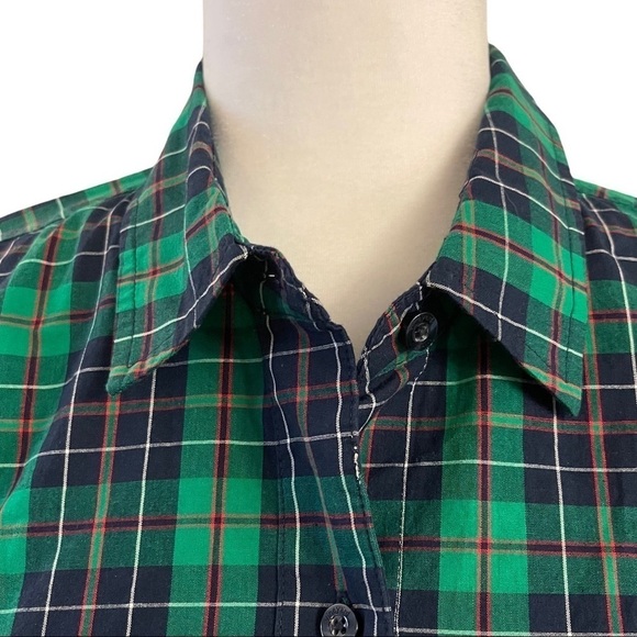 Vinyard Vines Women's Green Plaid Long Sleeve Casual Button Down Dress Shirt - Picture 3 of 10
